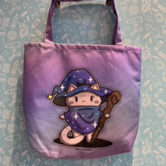 Wizard Kitty Tote Bag