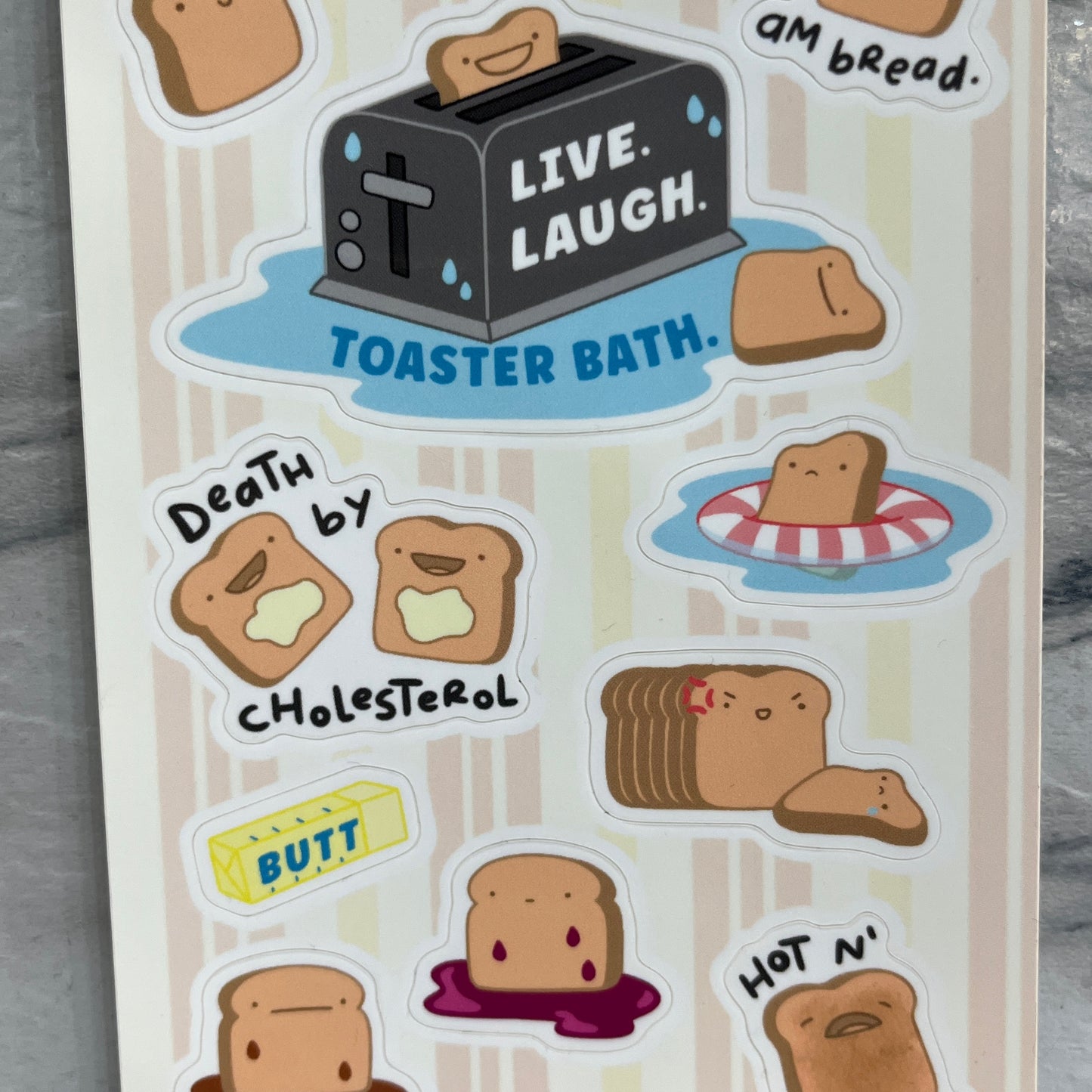 Bread TM Sticker Sheet