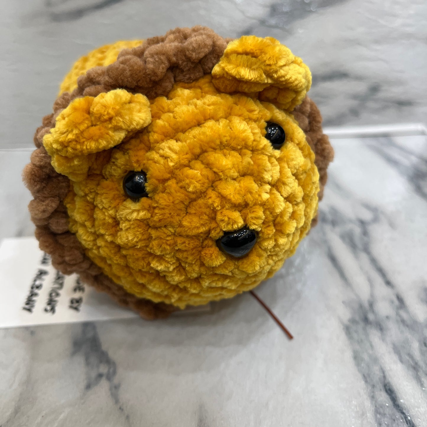 Lion crochet plush