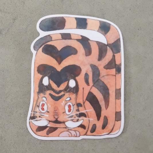 Bakeneko Tiger Sticker