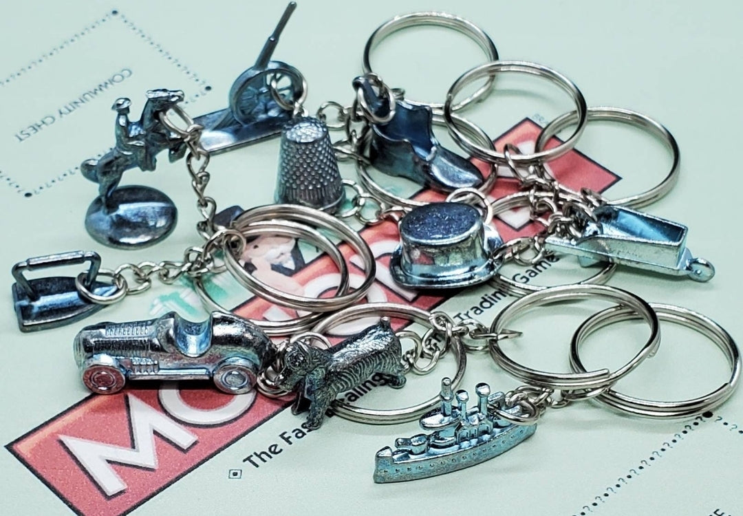 Monopoly Thimble Keychain