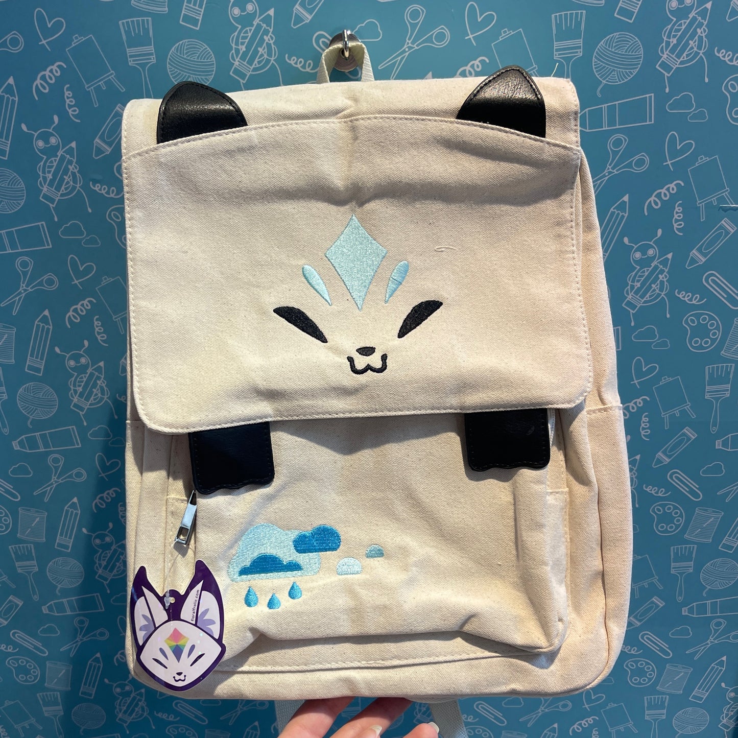 Queenie Fox Backpack - Teal Rain