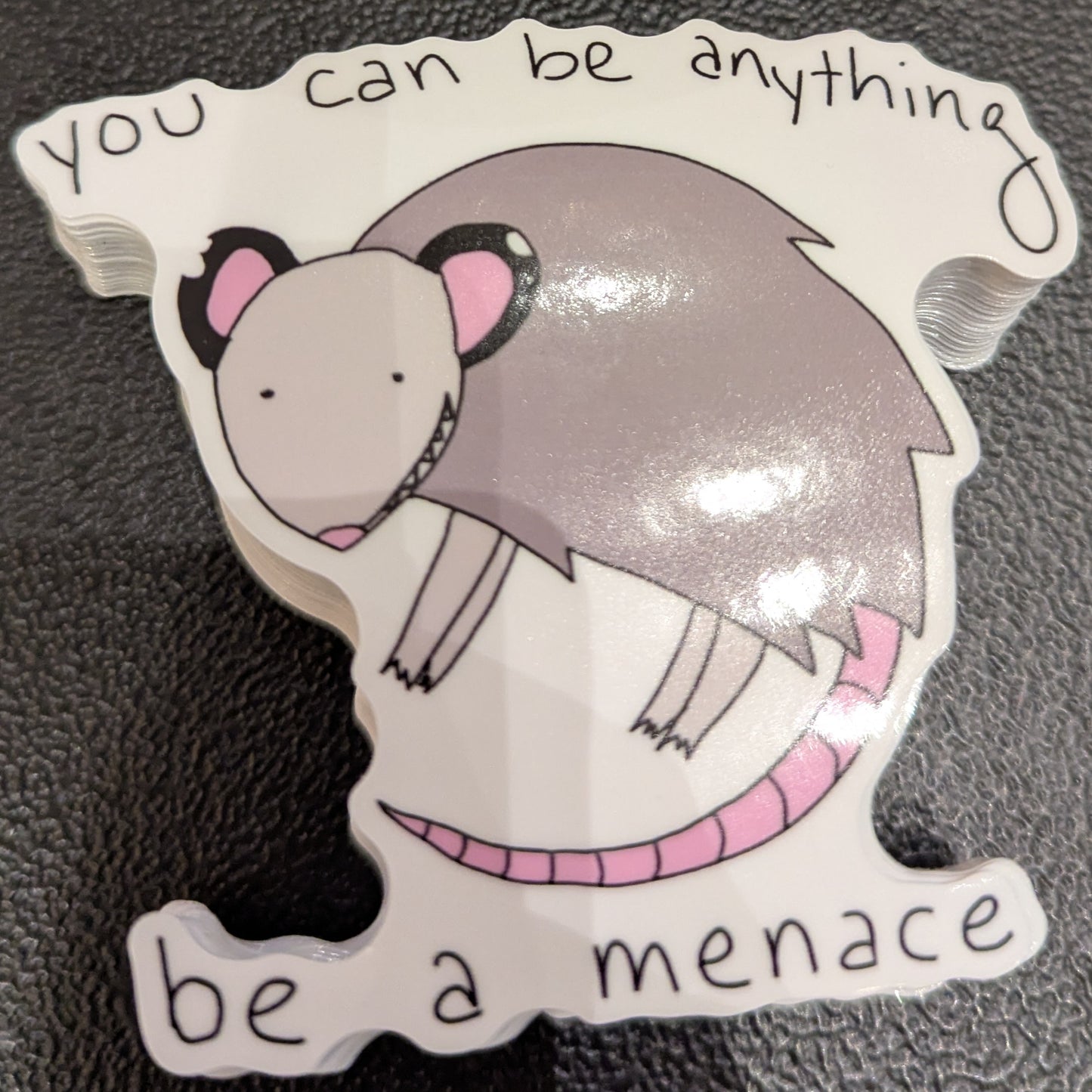 Menace Possum Sticker