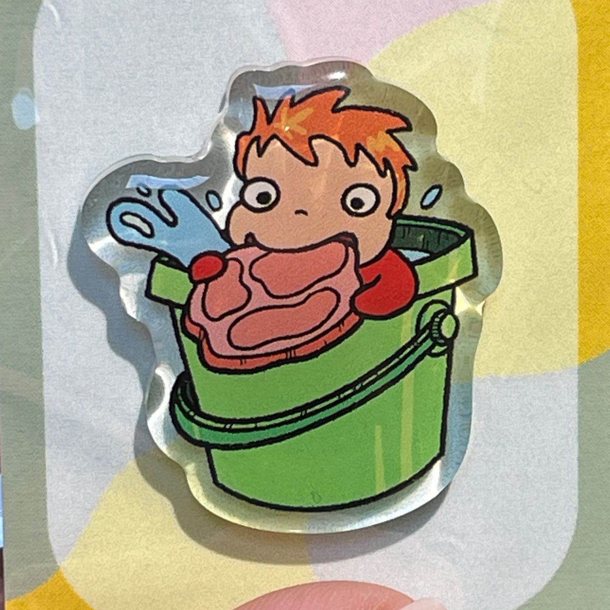 Bucket Girl Pin