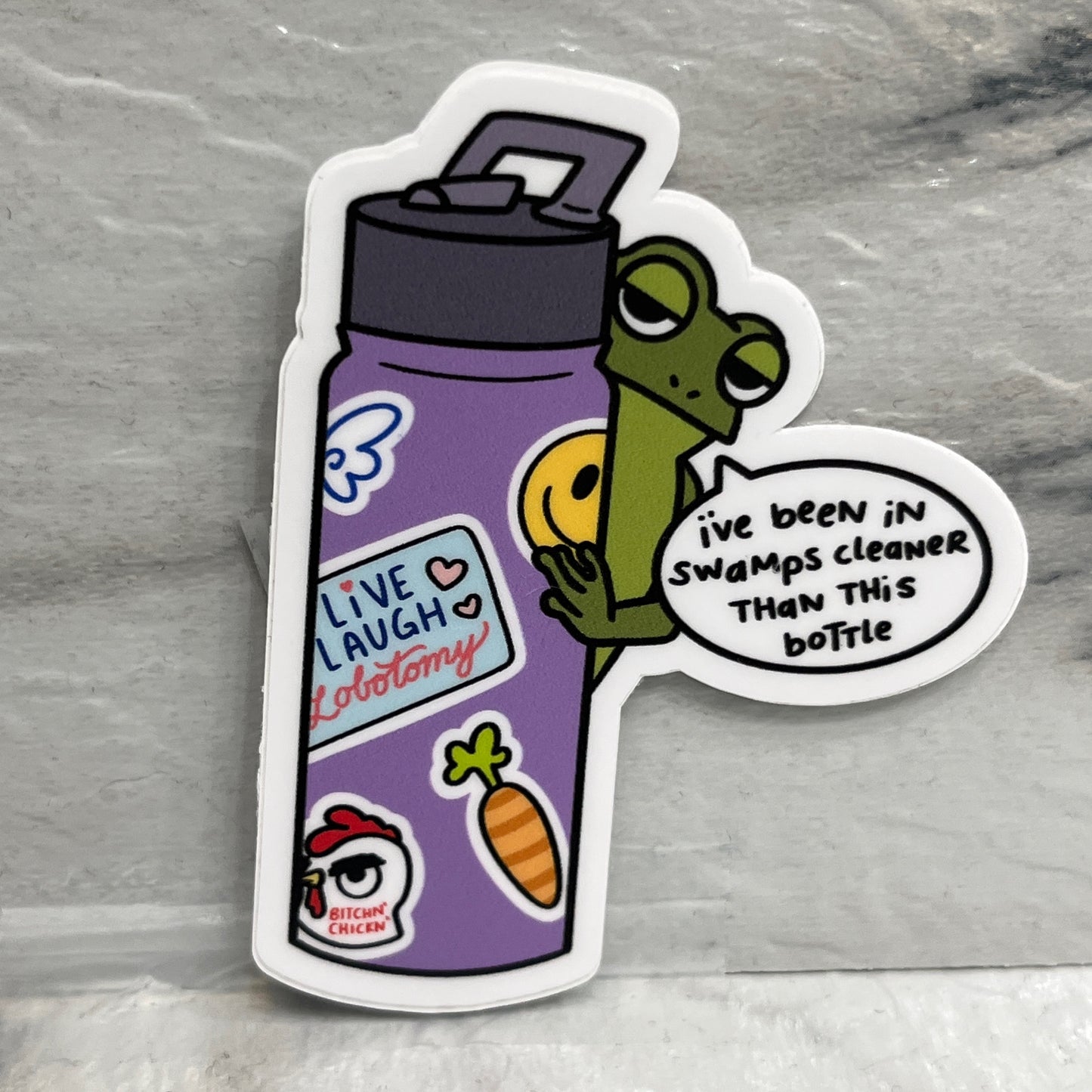 Crusty Bottle Sticker