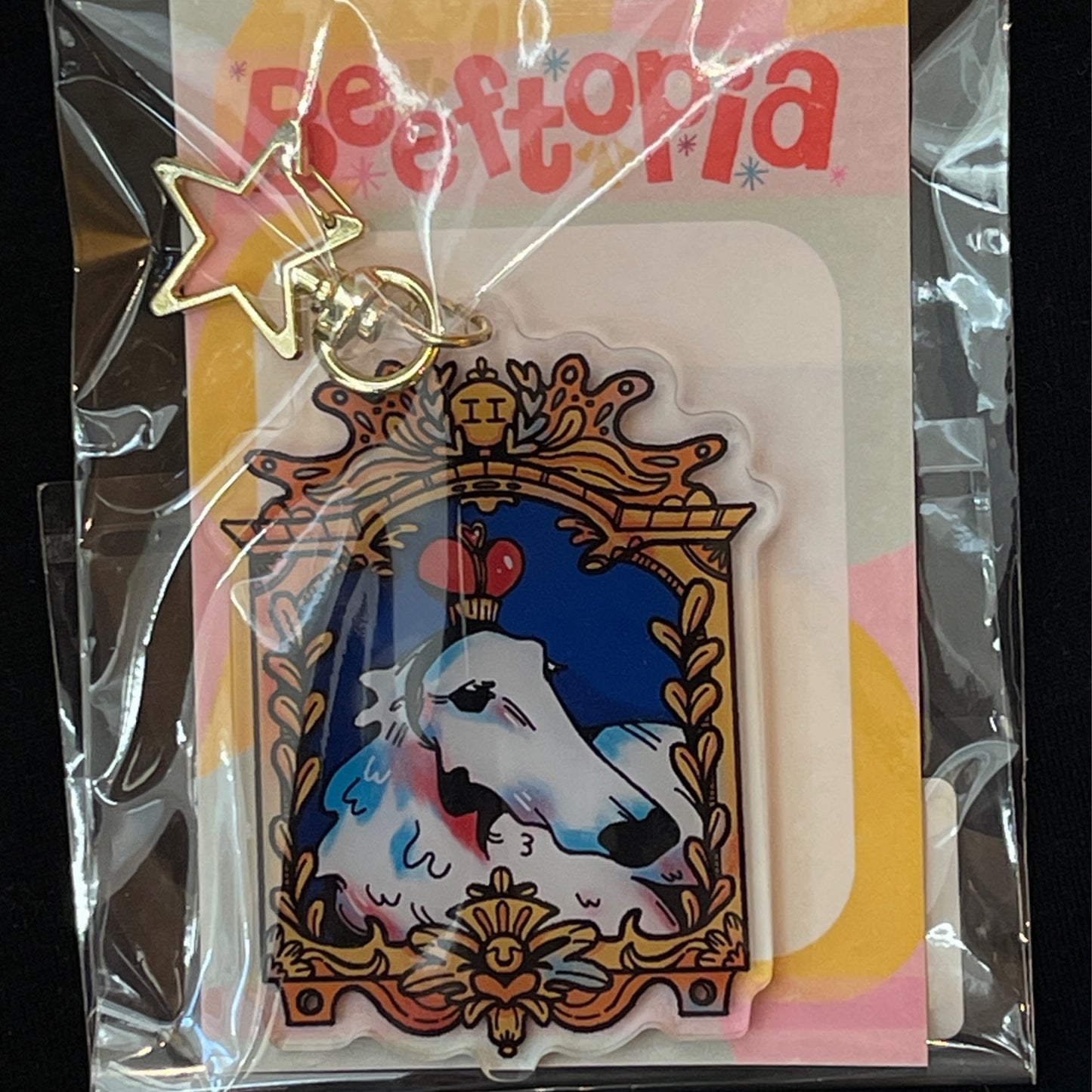 Royal Borzoi Keychain