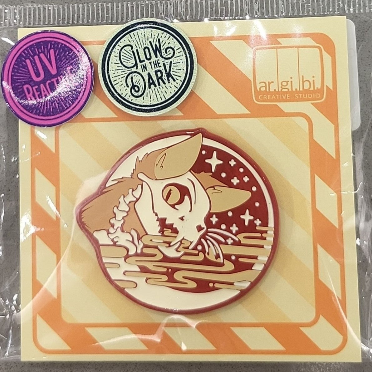 Ghost Skull Animals - Cat Enamel Pin