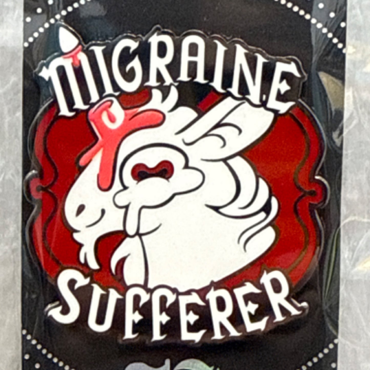 Migraine Sufferer Enamel Pin