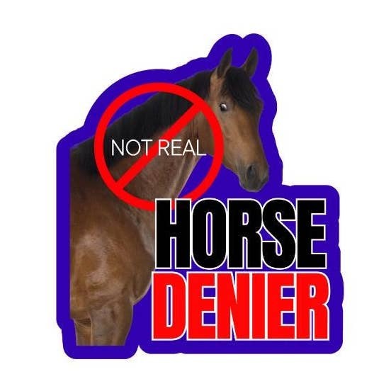 Horse DENIER Sticker