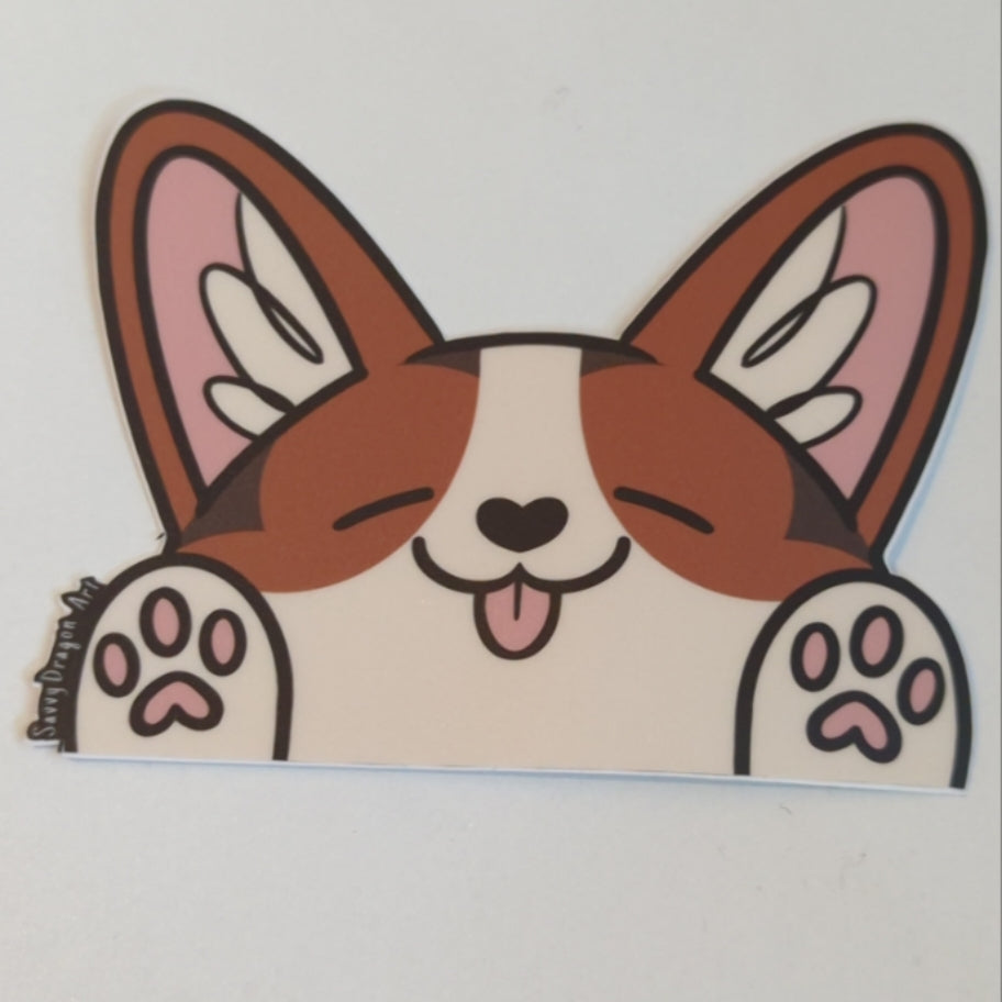 Corgi Peekers - Red Headed Tricolor