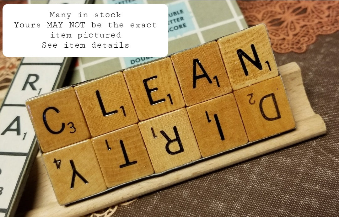 Scrabble Clean/Dirty Magnet
