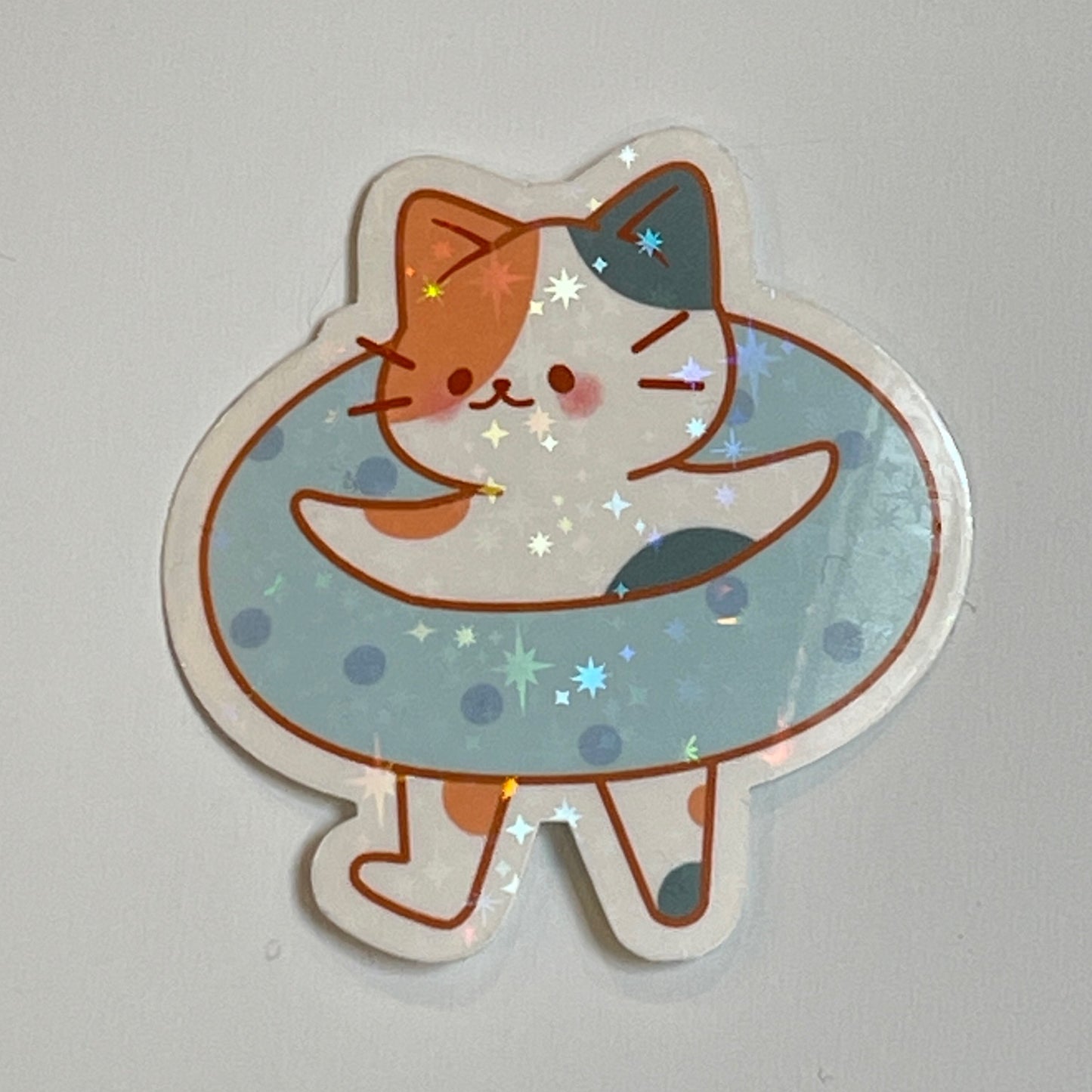 Calico Cat Summer Sticker