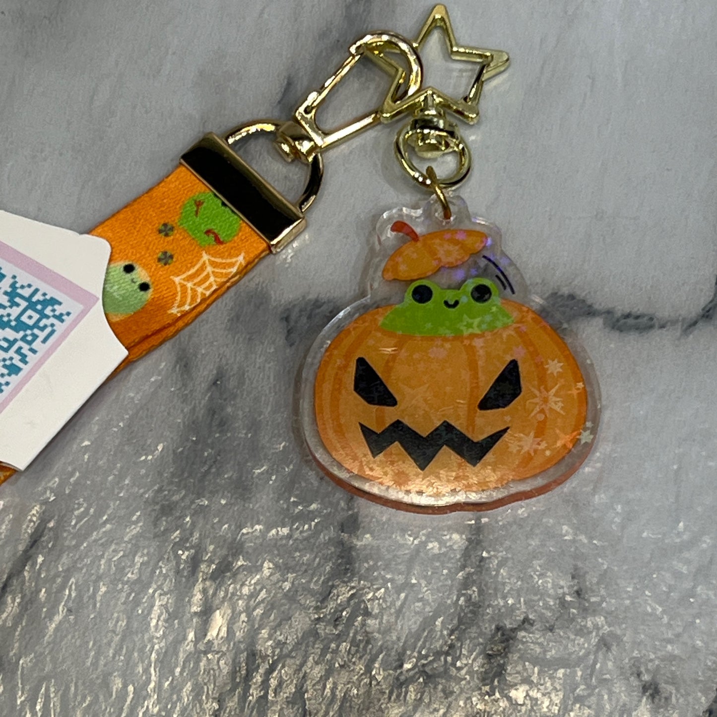 Halloween Frog Lanyard