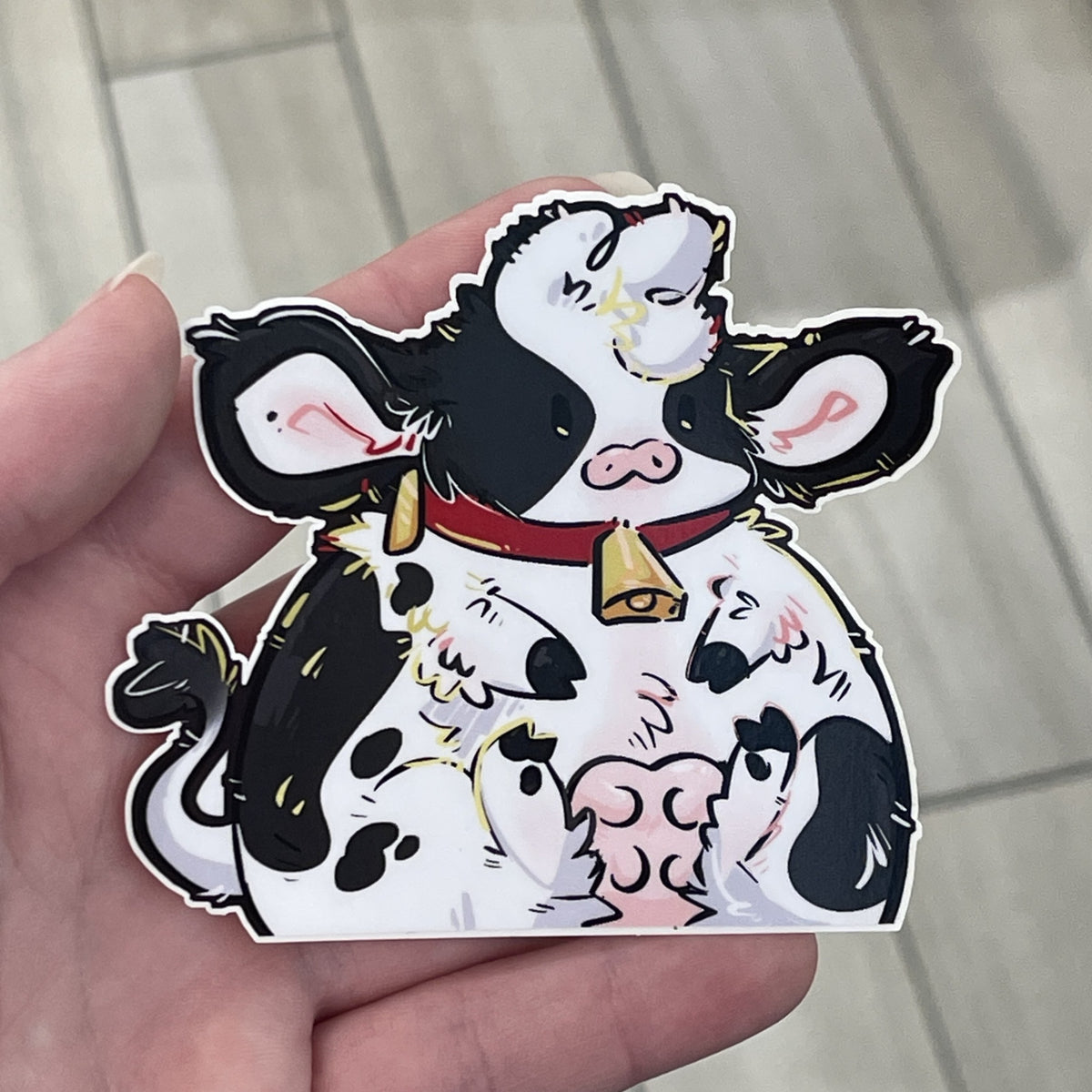 Cow Sticker