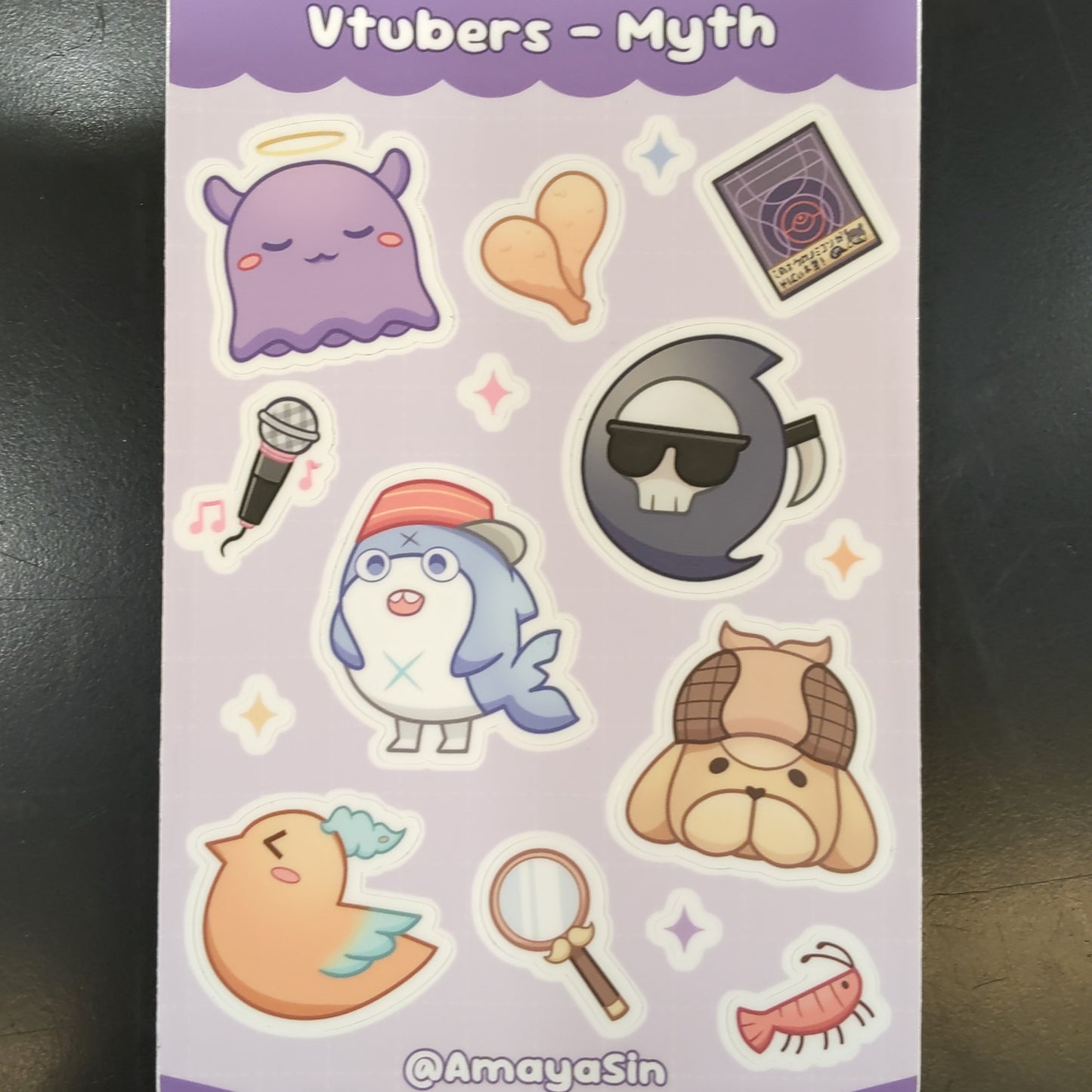Vtuber Advent Sticker Sheet