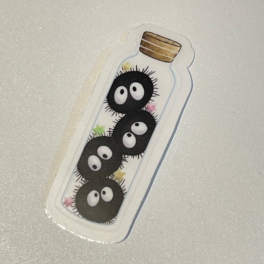 Bottle Critter - Soot Sticker