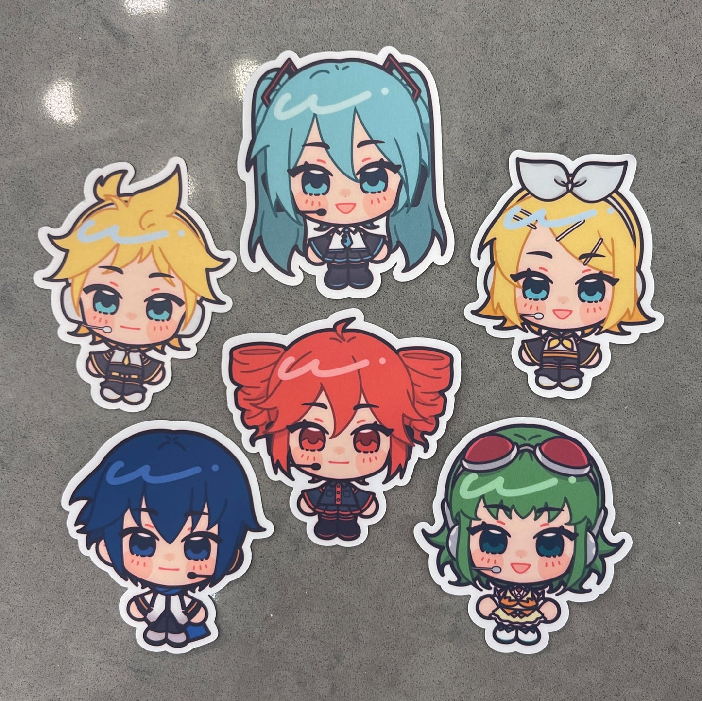 Vocaloid Stickers by Kadeboo