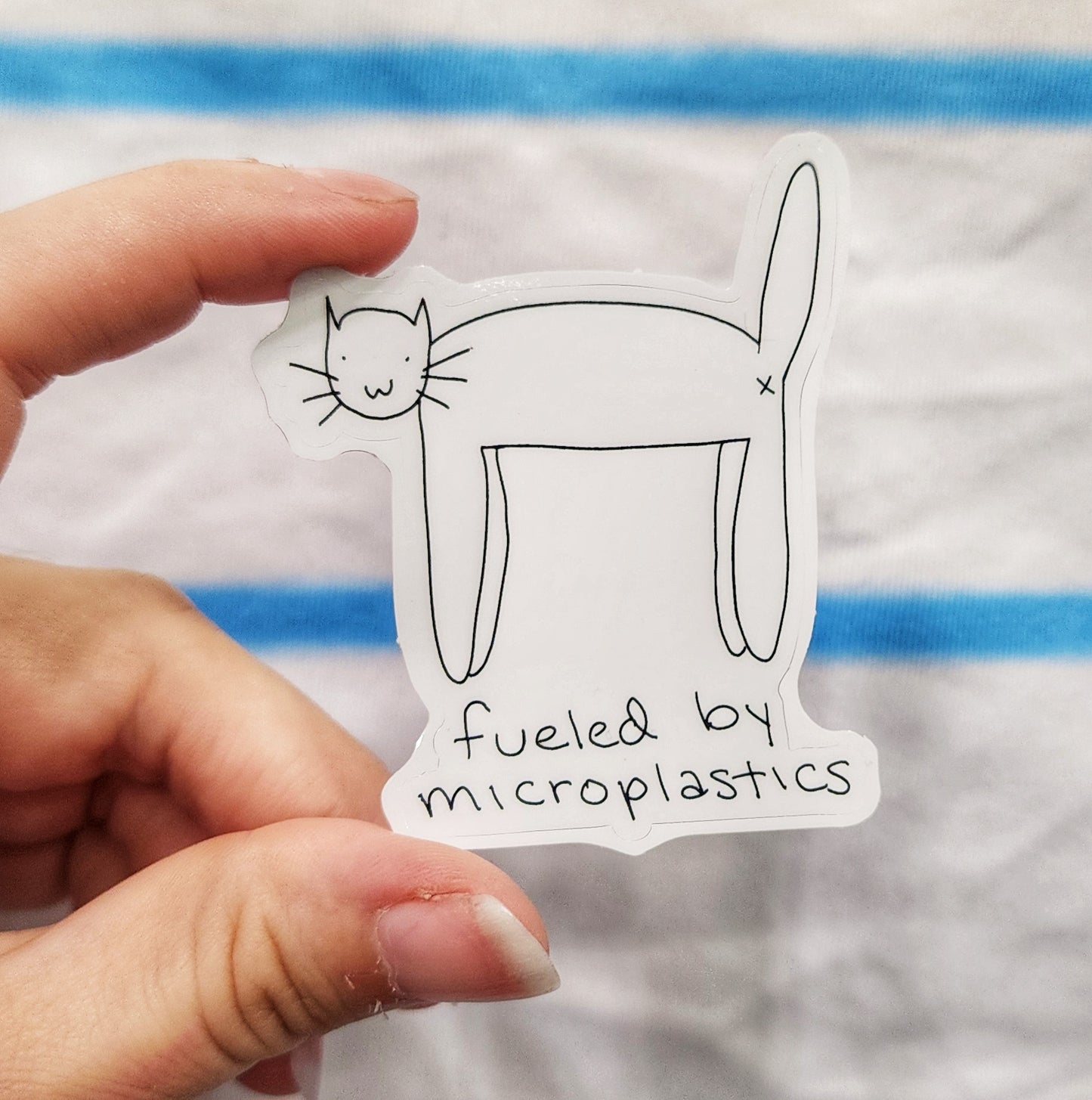 Microplastics Sticker