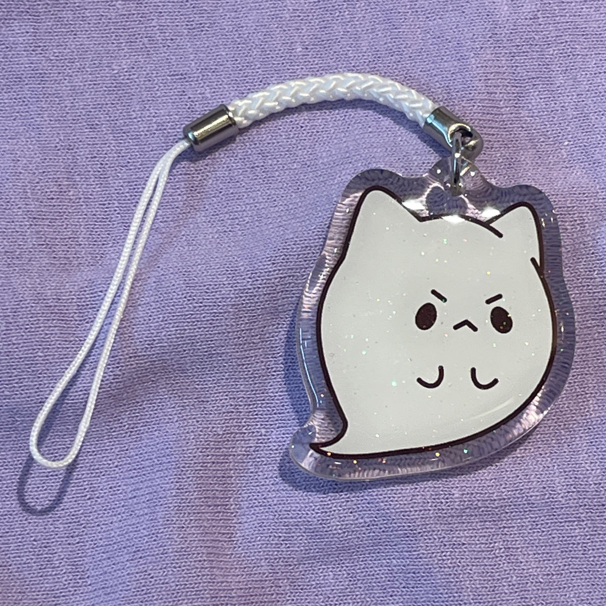 ghost cat charm