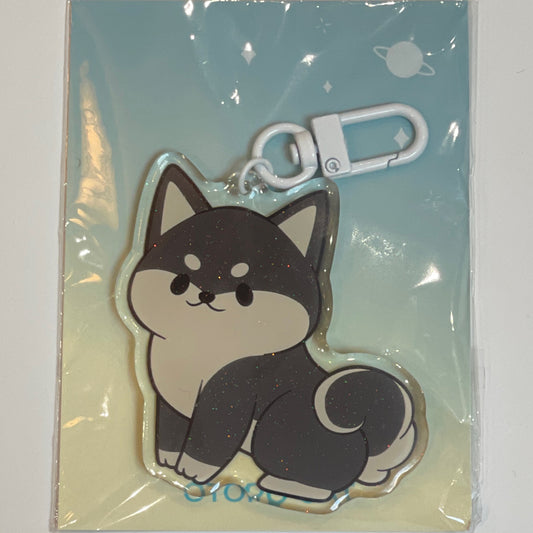 Black and Tan Shiba Inu Keychain