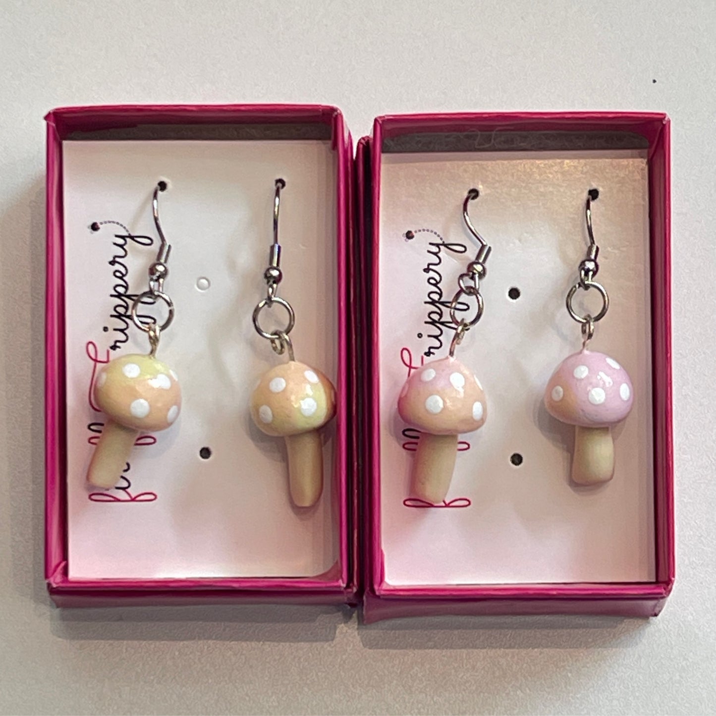 Sculpted Mushroom Dangles