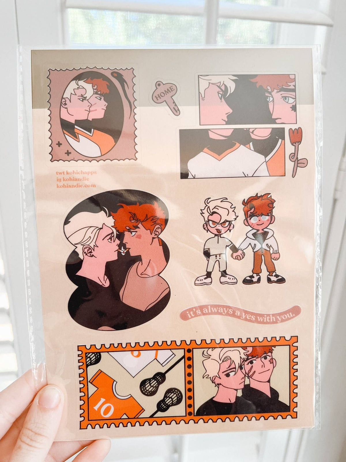 ANDREIL (AFTG) CLEAR STICKER SHEET