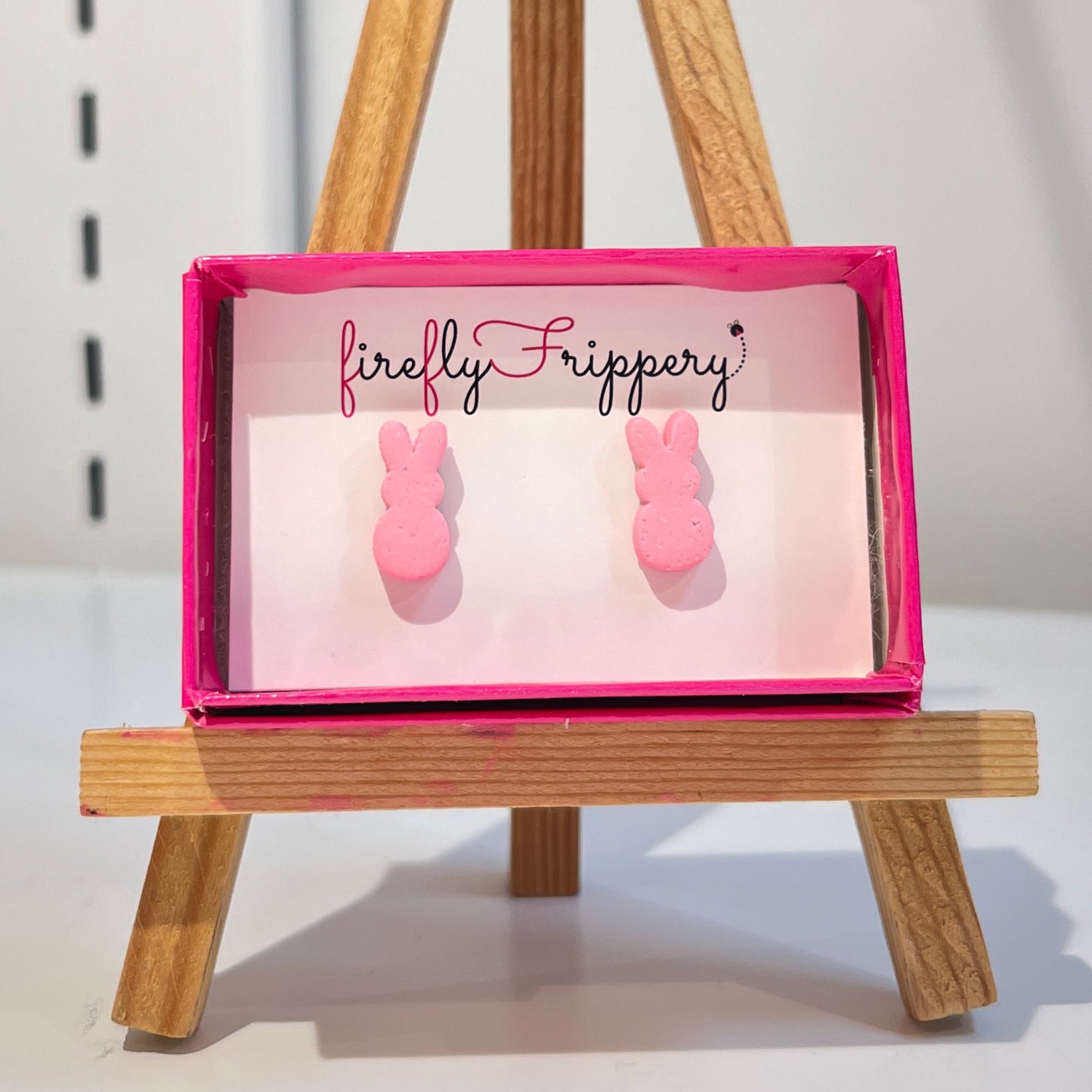 Marshmallow Bunny Studs