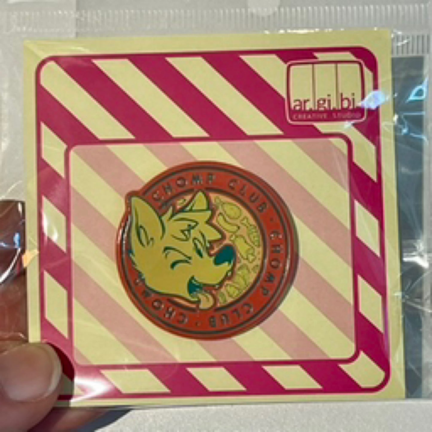 Chomp Club Wolf Enamel Pin