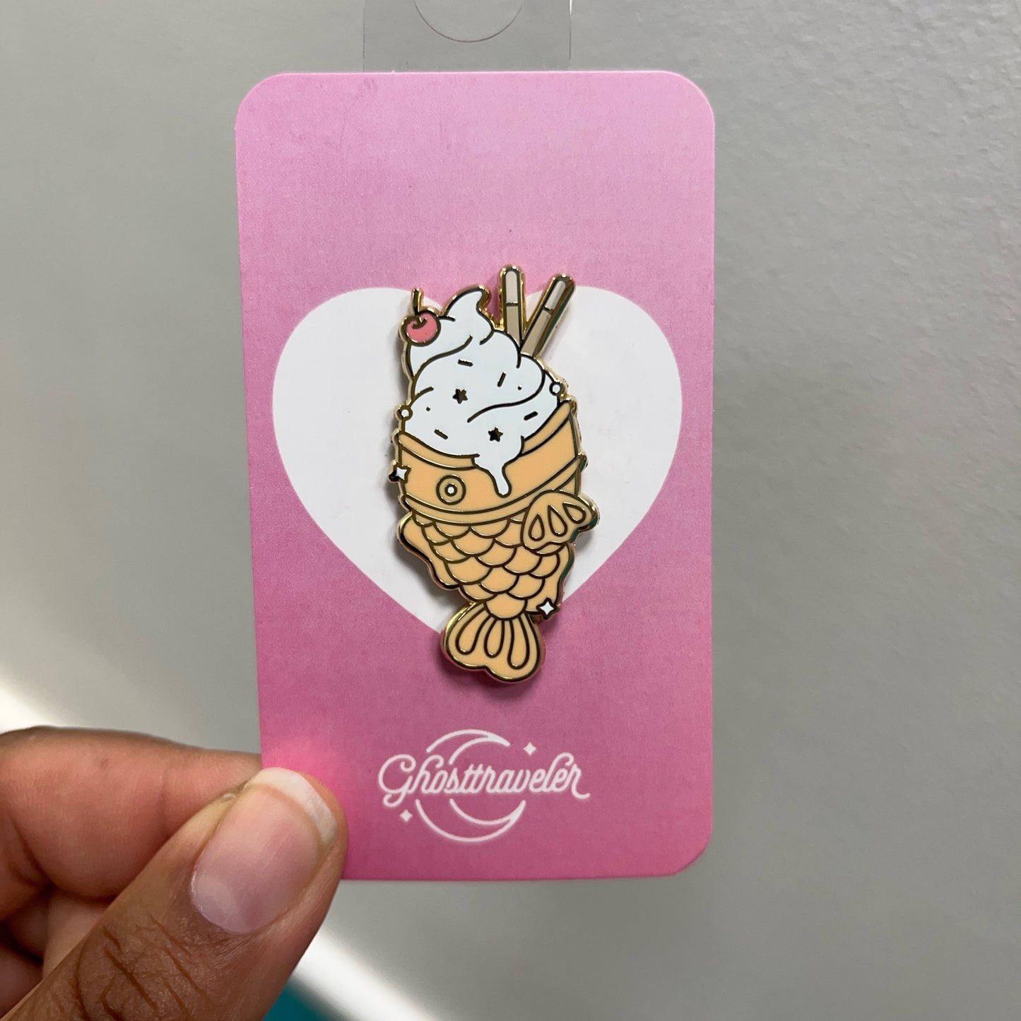 Taiyaki Fish Enamel Pin