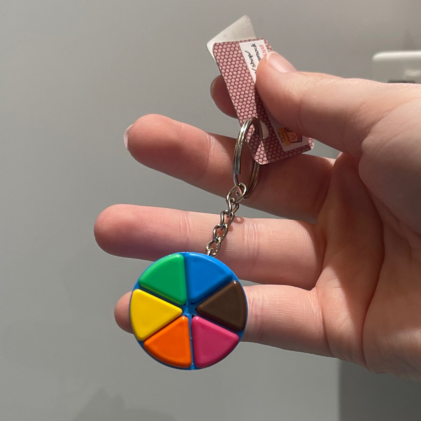 Trivial Pursuit Blue Keychain