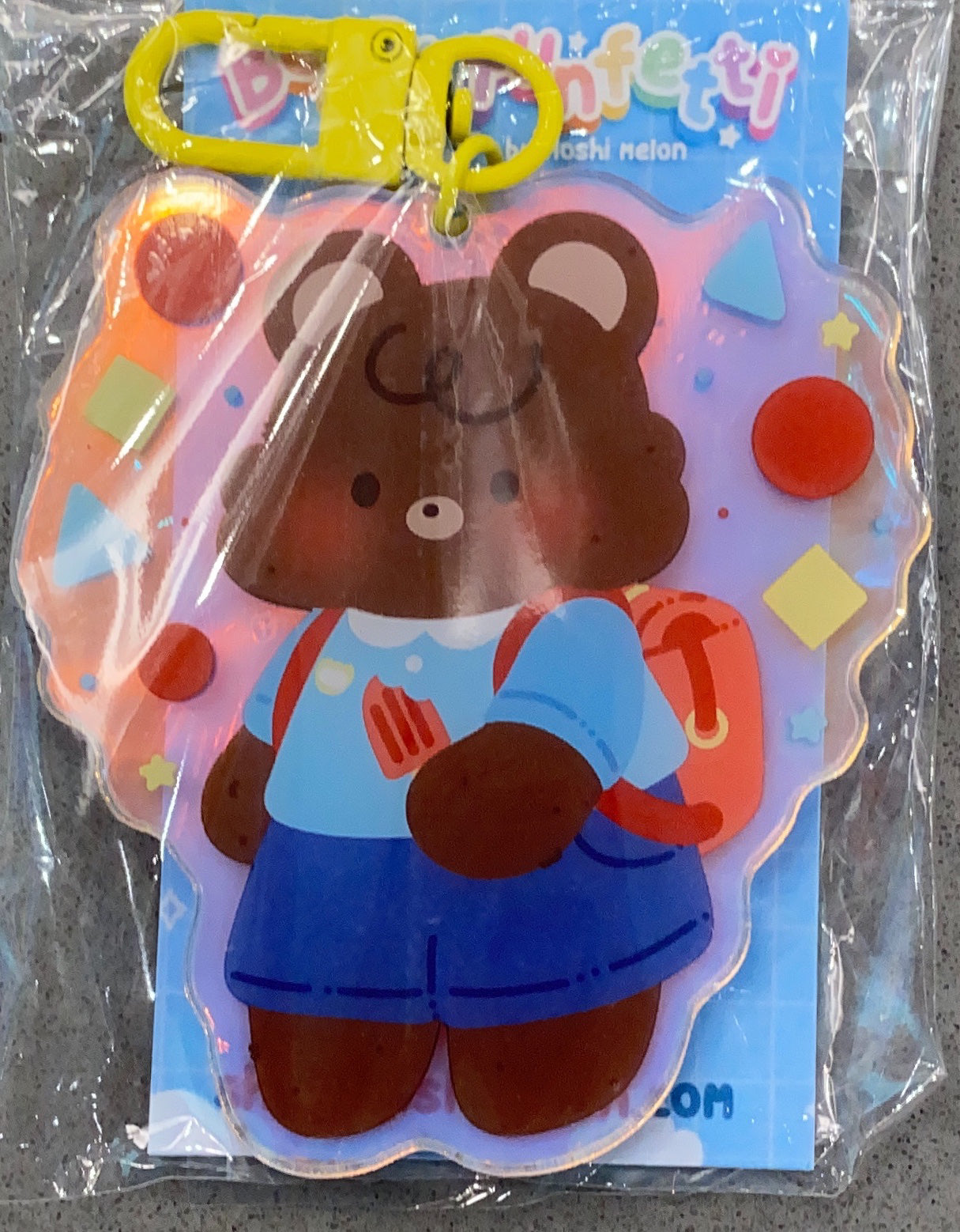 SCHOOL BEAR CHARM