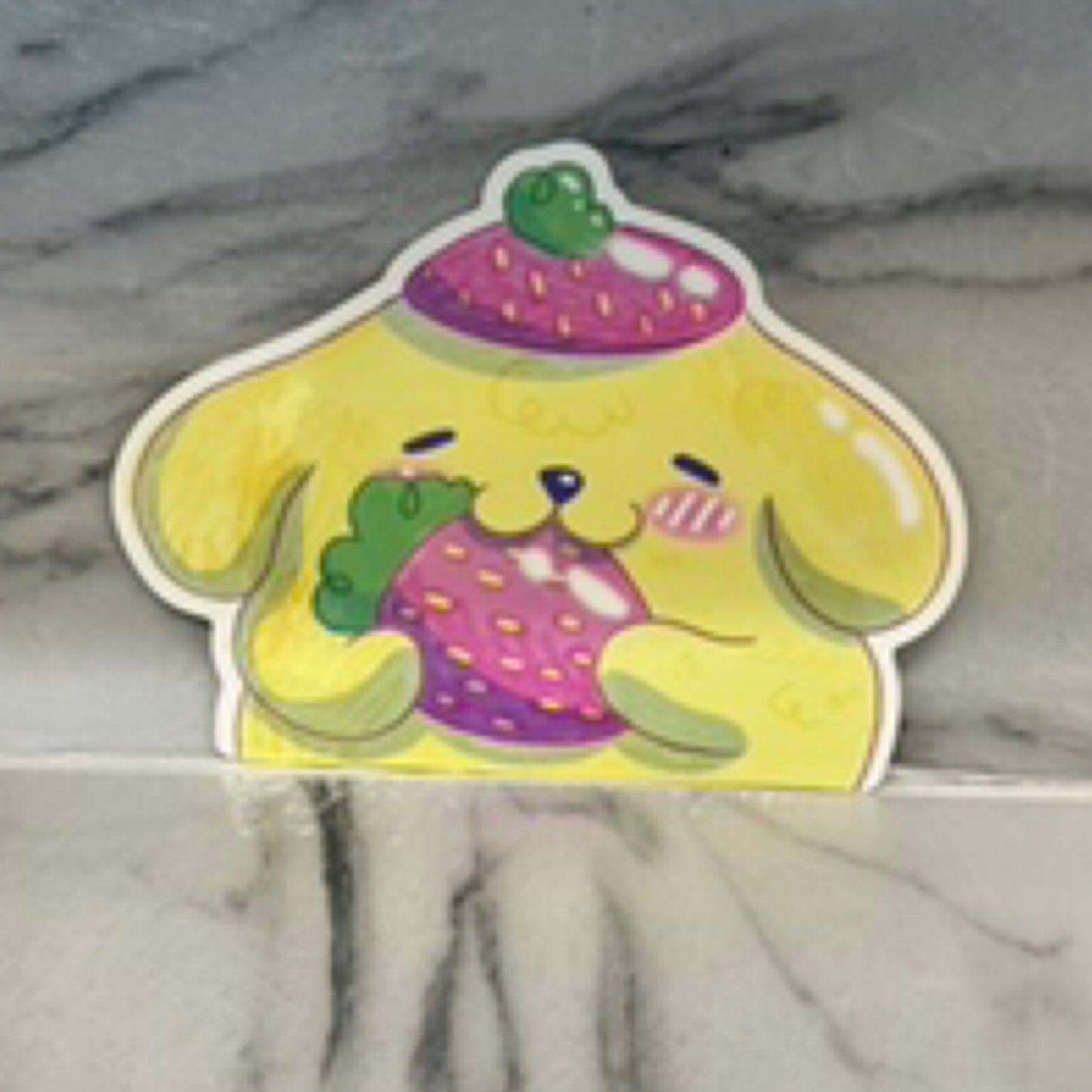 PomPom Dog Car Peeker