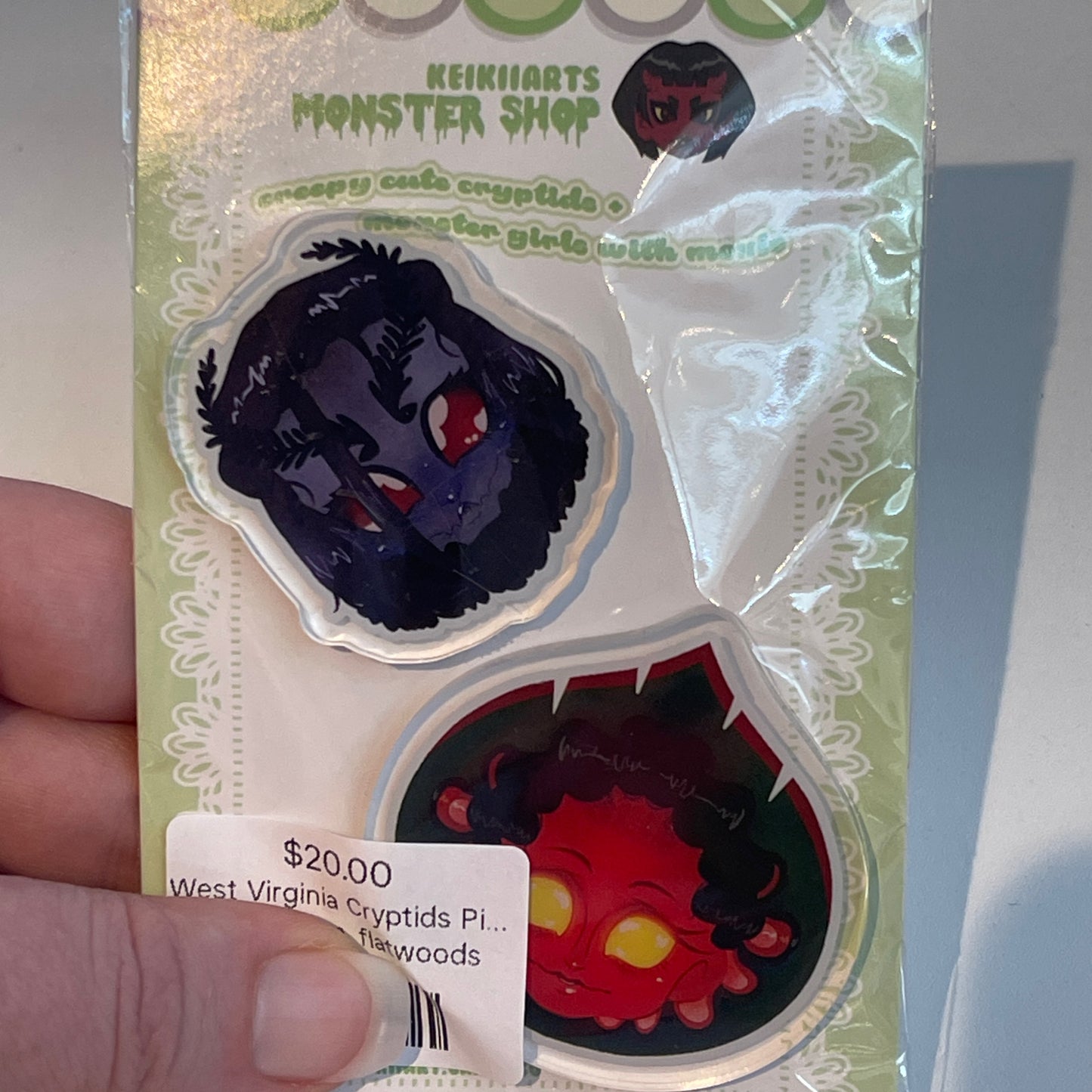 West Virginia Cryptids Pin Pack