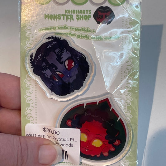 West Virginia Cryptids Pin Pack