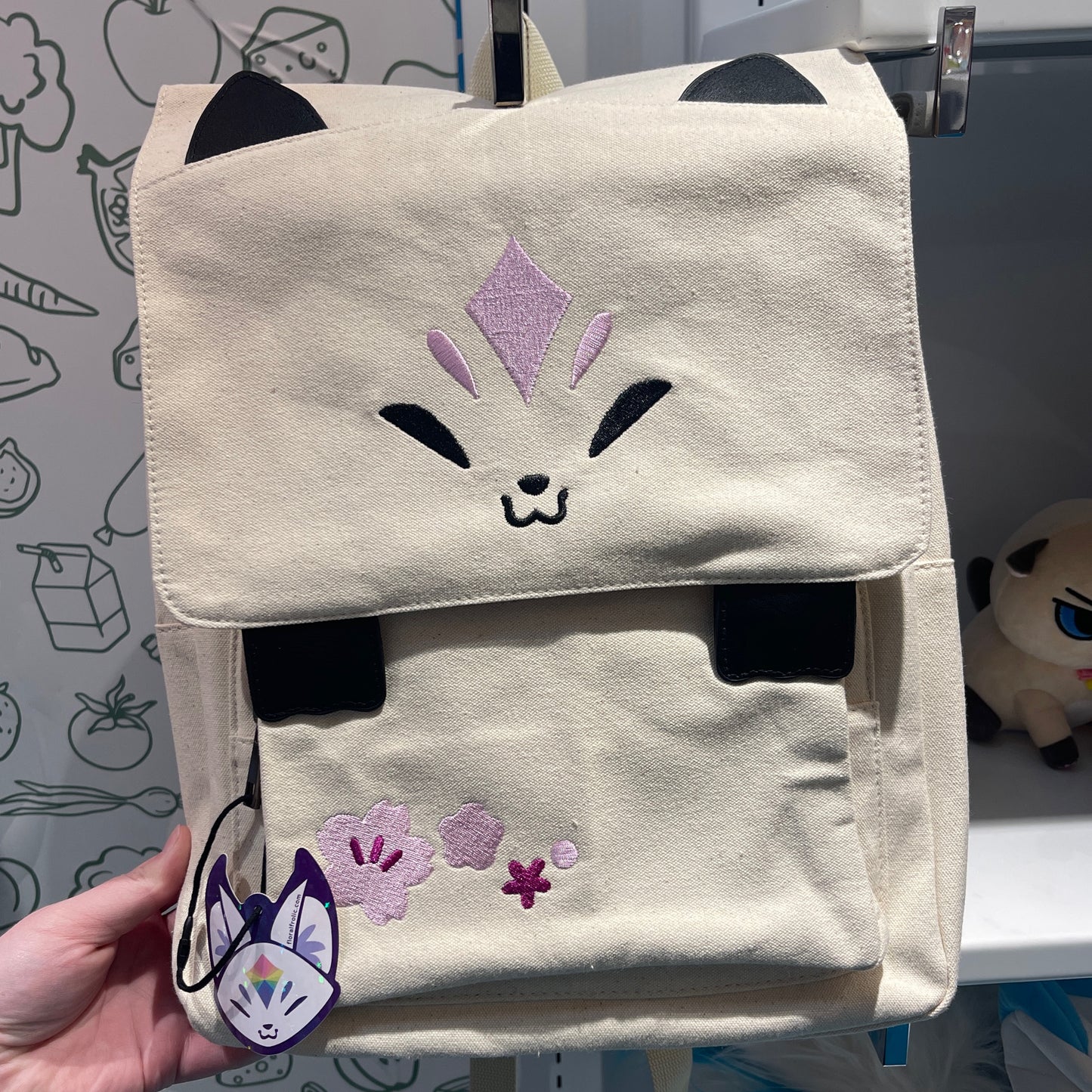 Queenie Fox Backpack - Pink Sakura