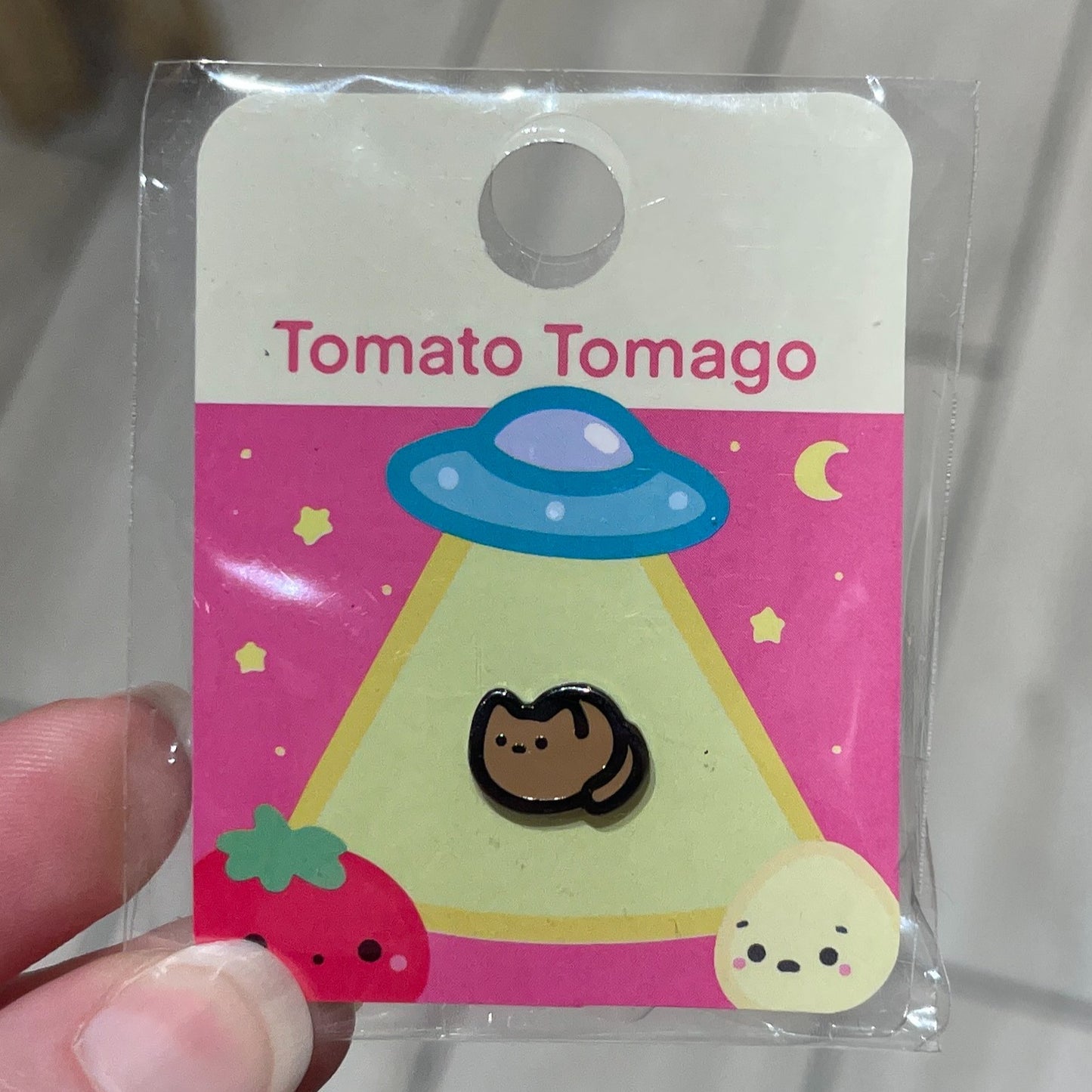 Loaf Cat Brown Mini Pin