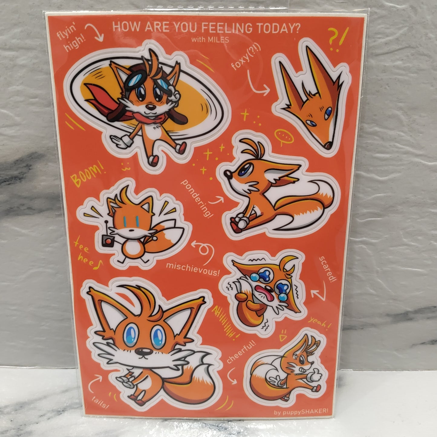 Tails Sticker Sheet