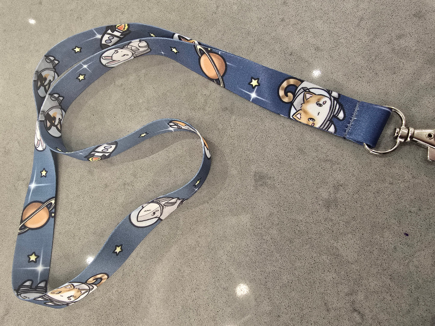 Space Animals Lanyard