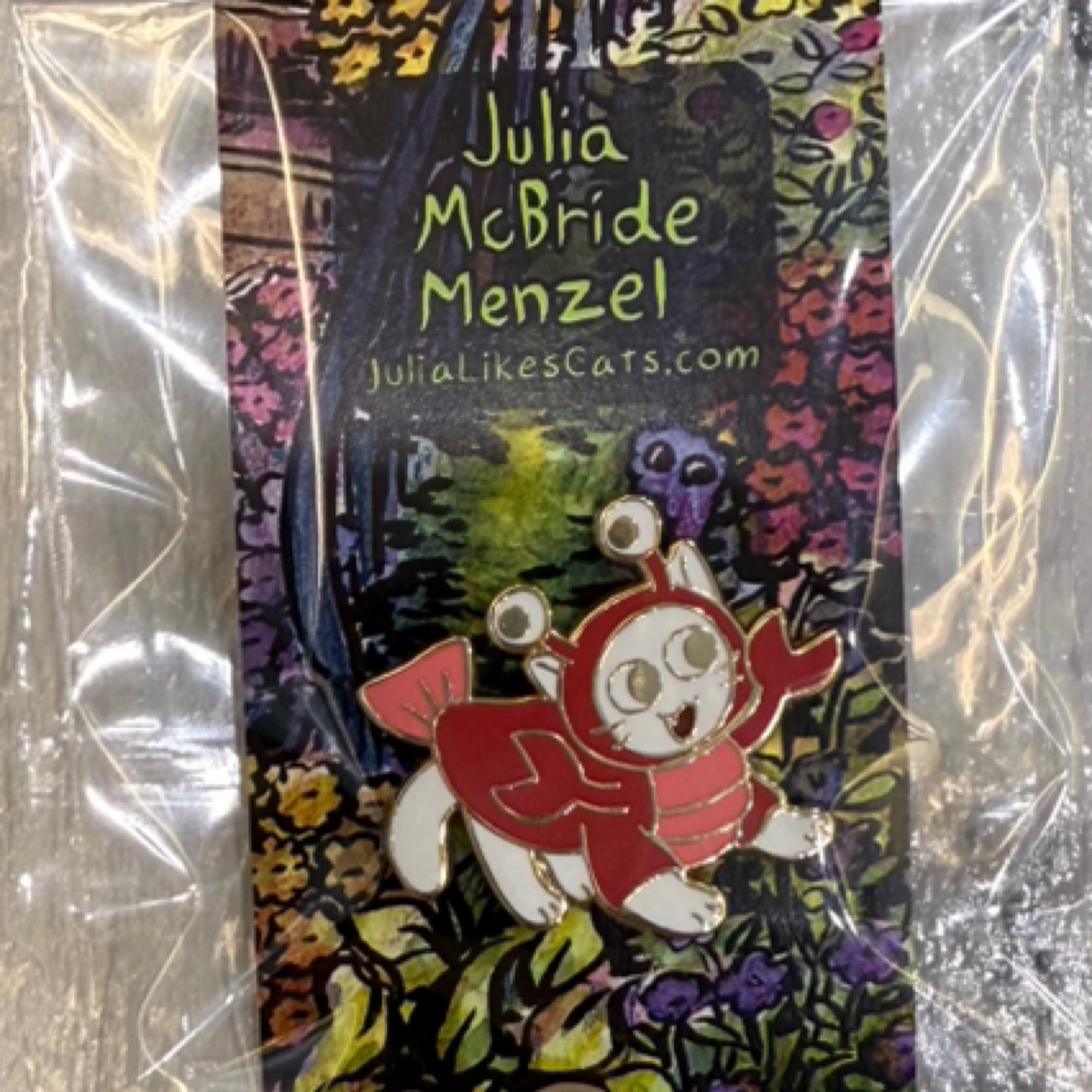 Lobster Cat Enamel Pin