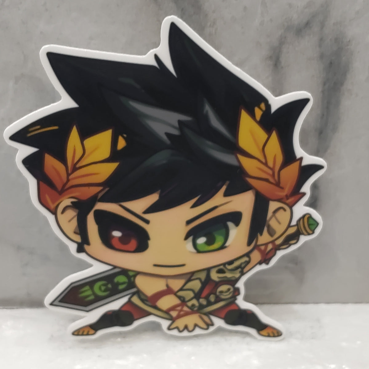 Zagreus Sticker by MachiArtStudio