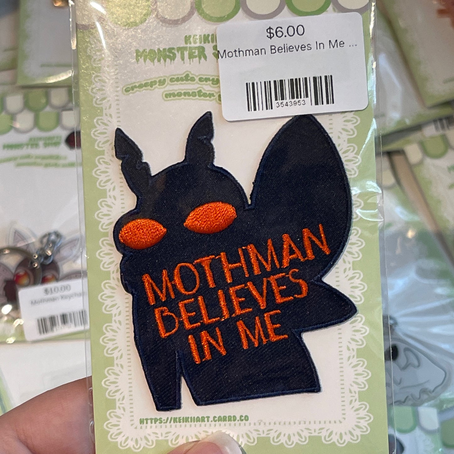 Mothman Believes In Me Patch