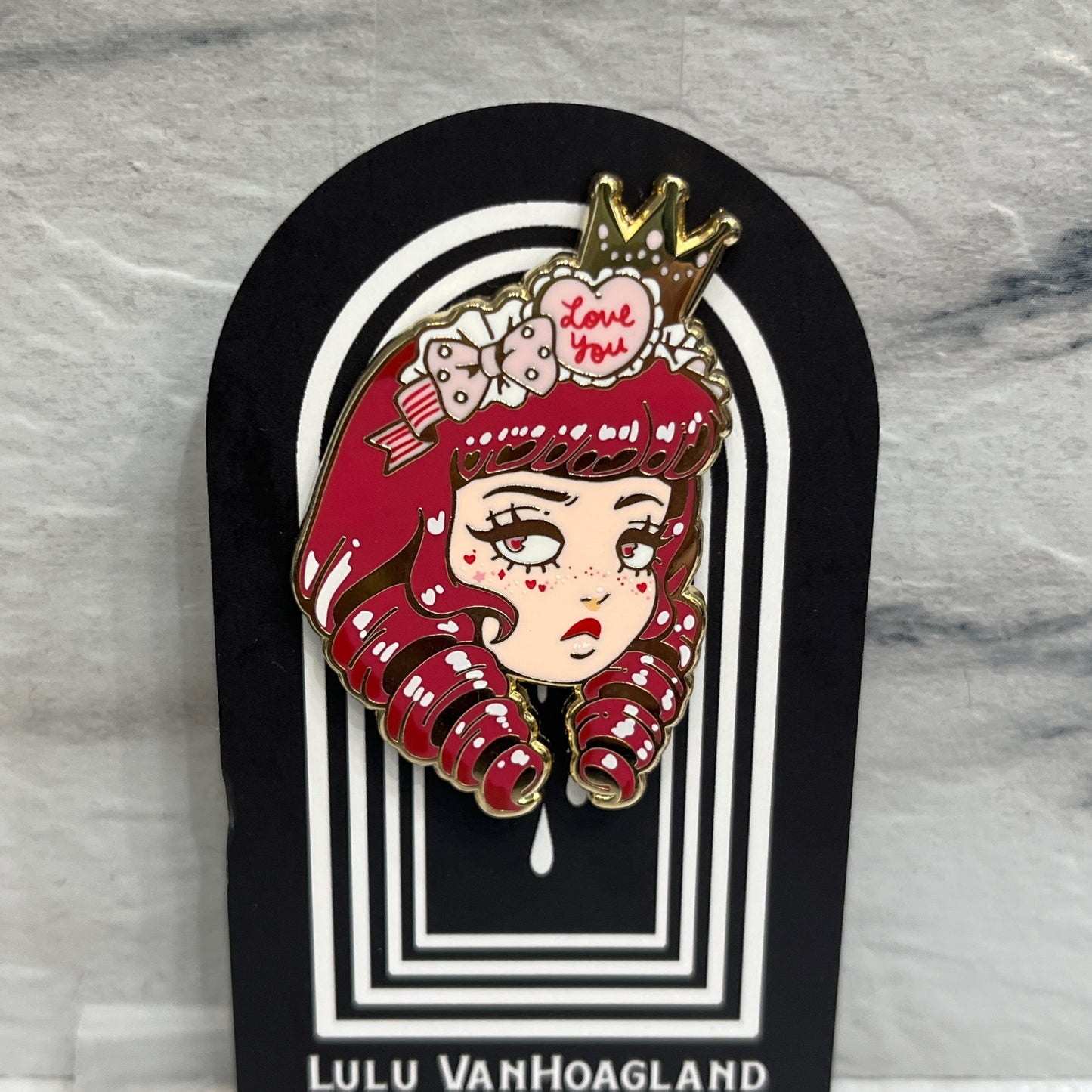 Love You Sadly Enamel Pin