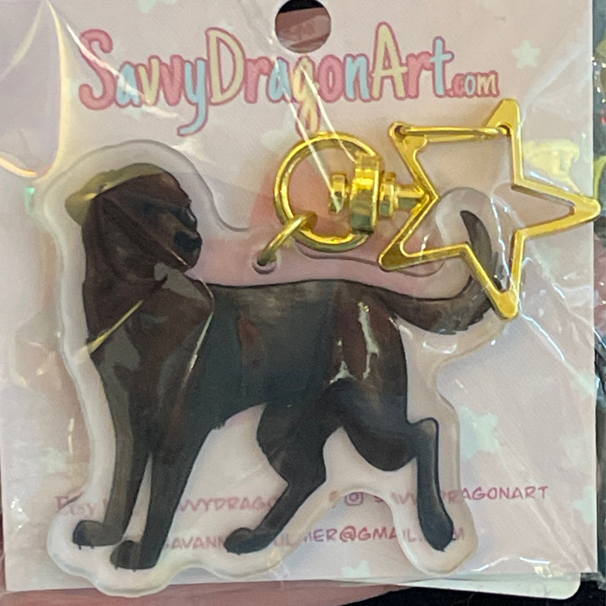 Labrador Retriever - Brown Keychain