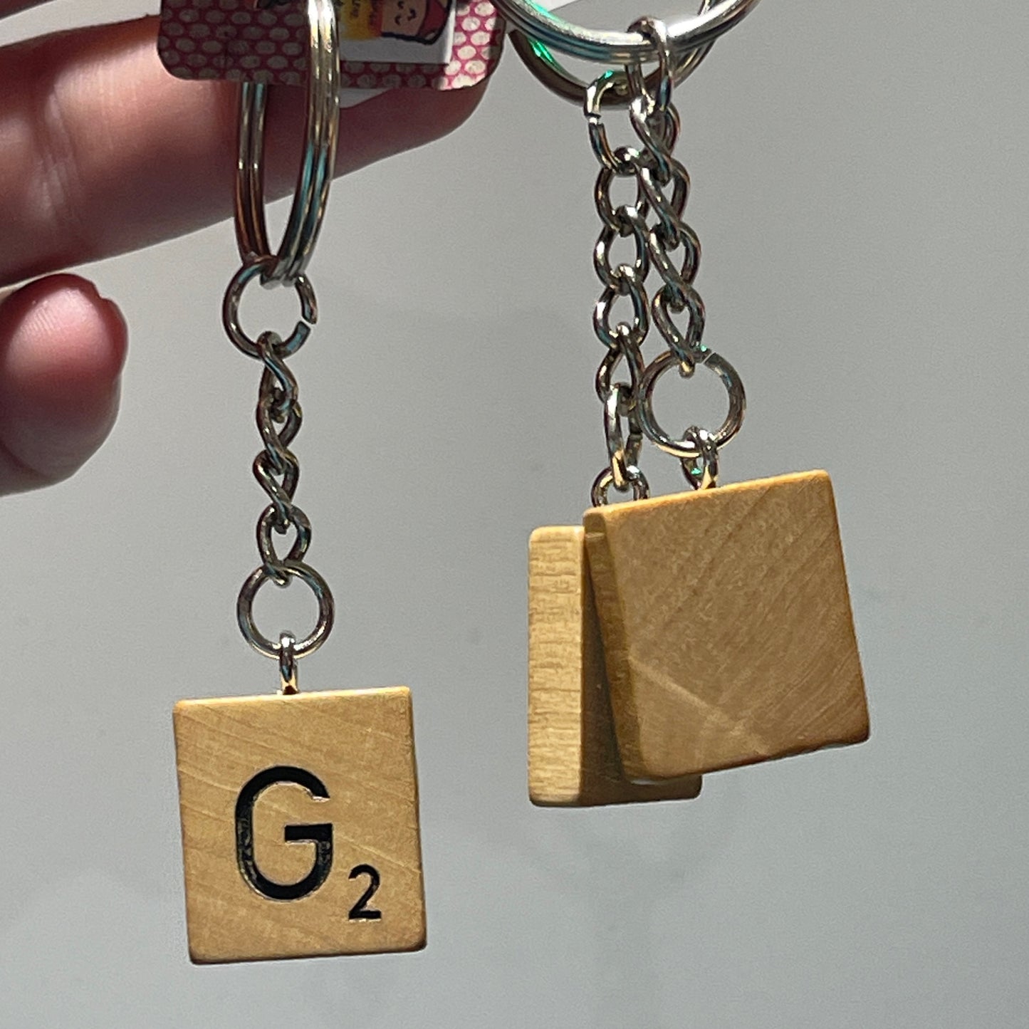 Scrabble Tile Keychain