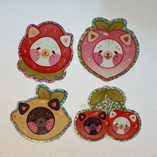 Fruit Kitty Sticker