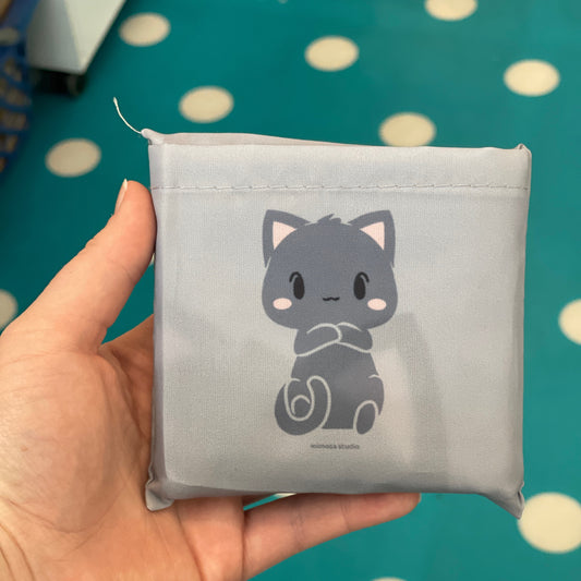 Black Cat Foldable Bag