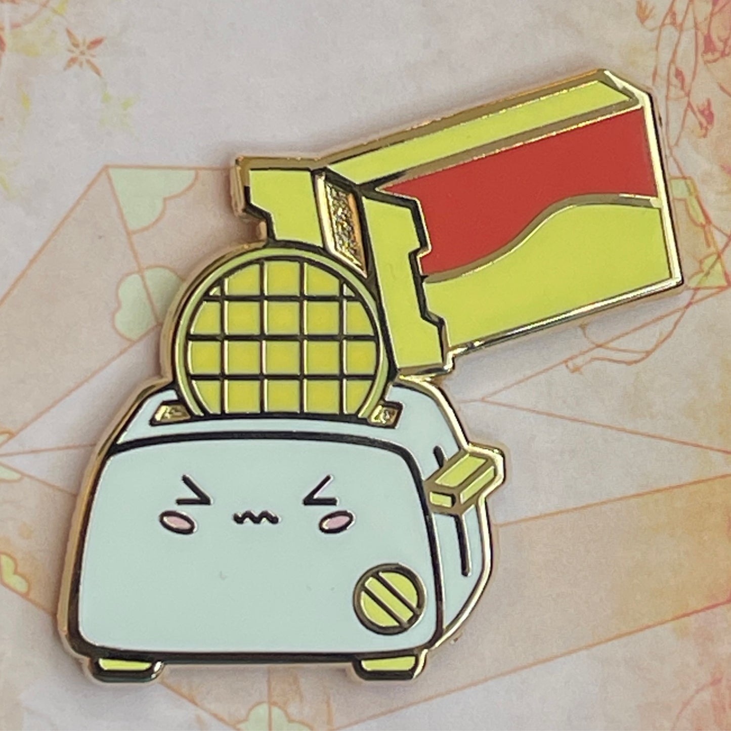 Toaster Waffles Enamel Pin