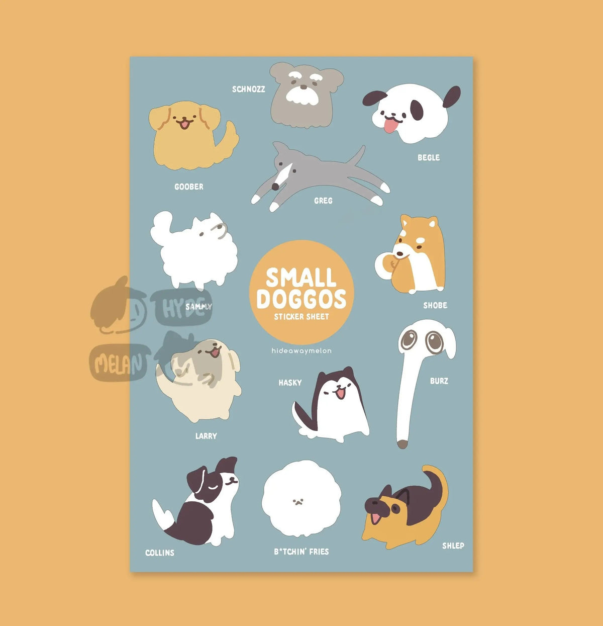 Small Doggos Sticker Sheet