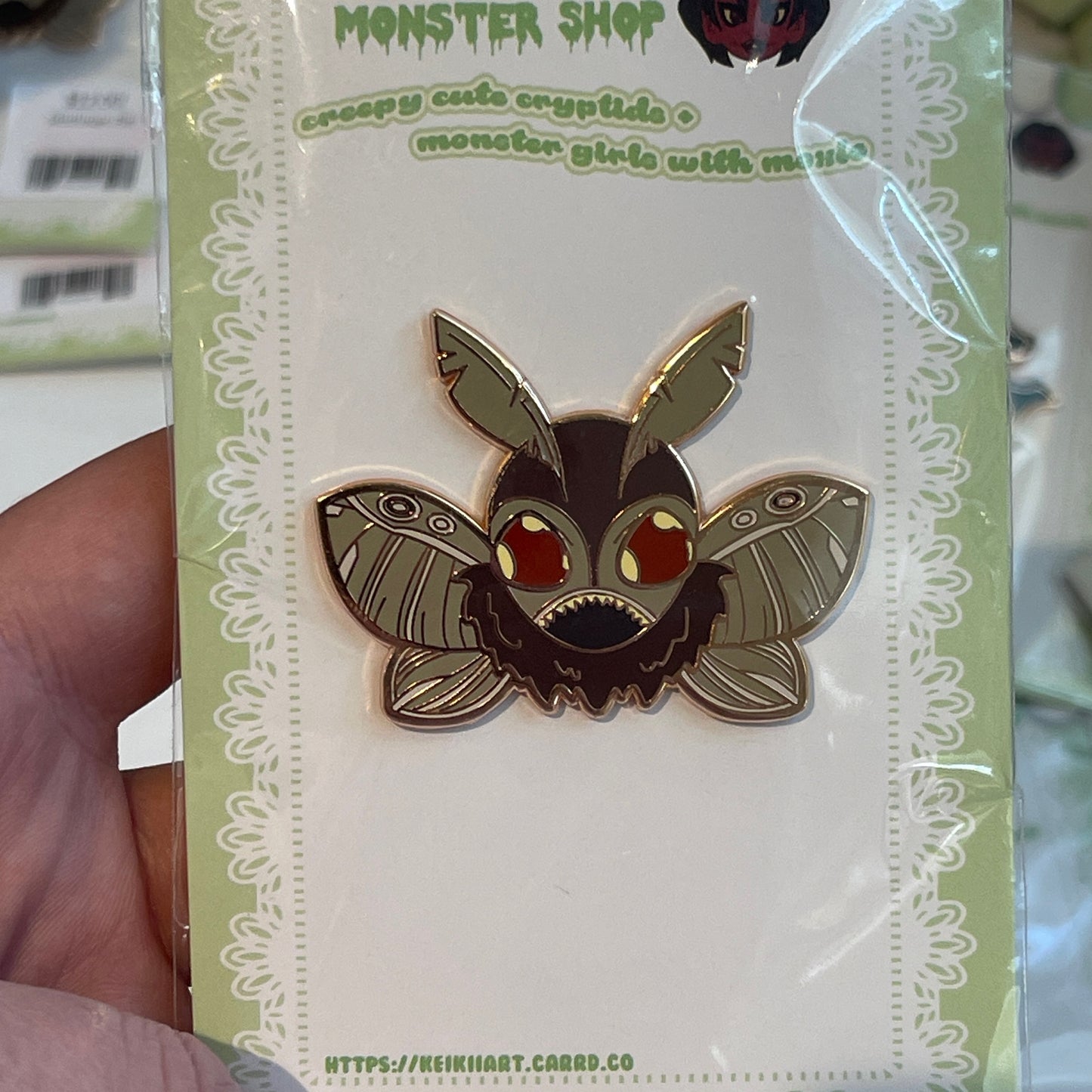 Mothman Pin
