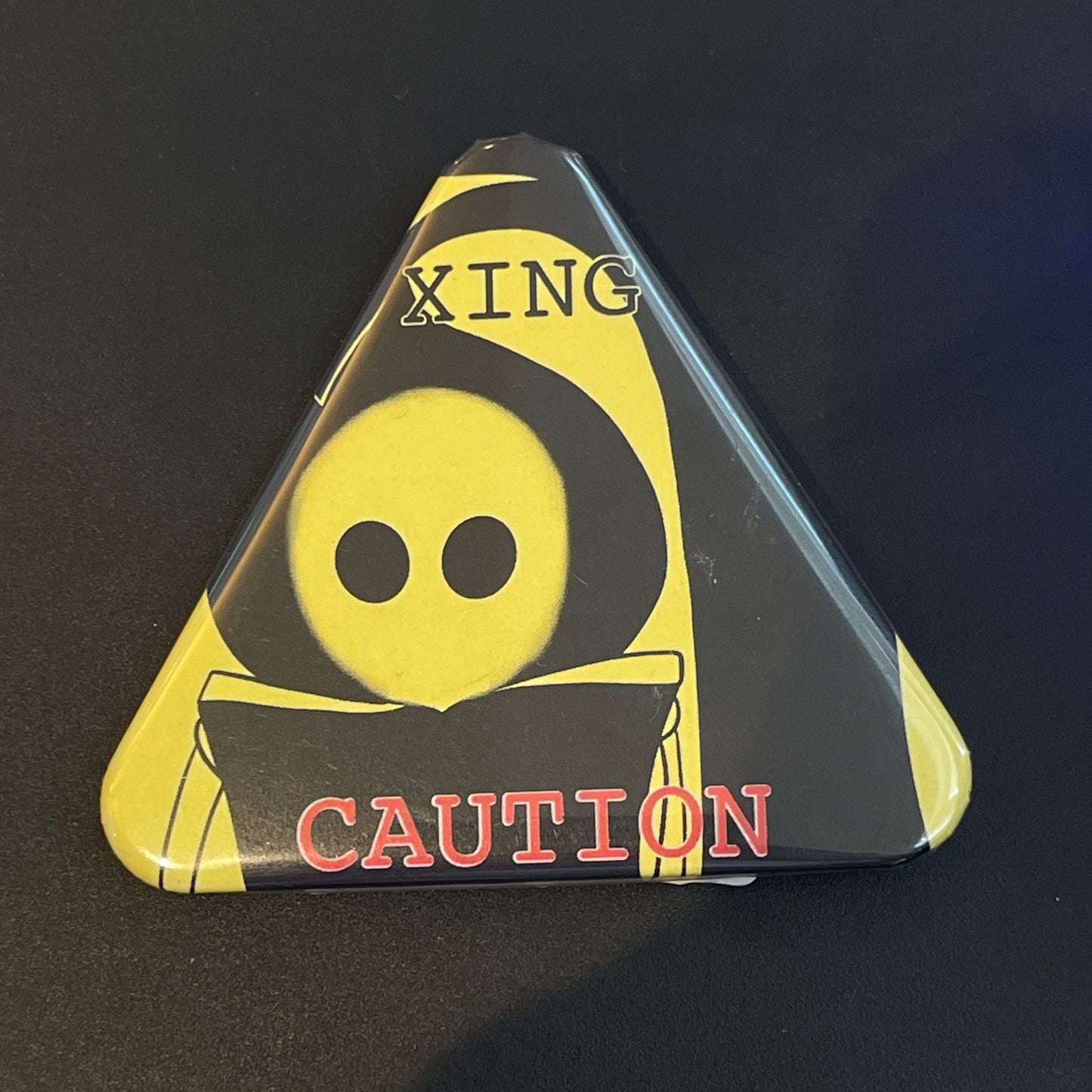 Flatwoods Monster Triangle Button